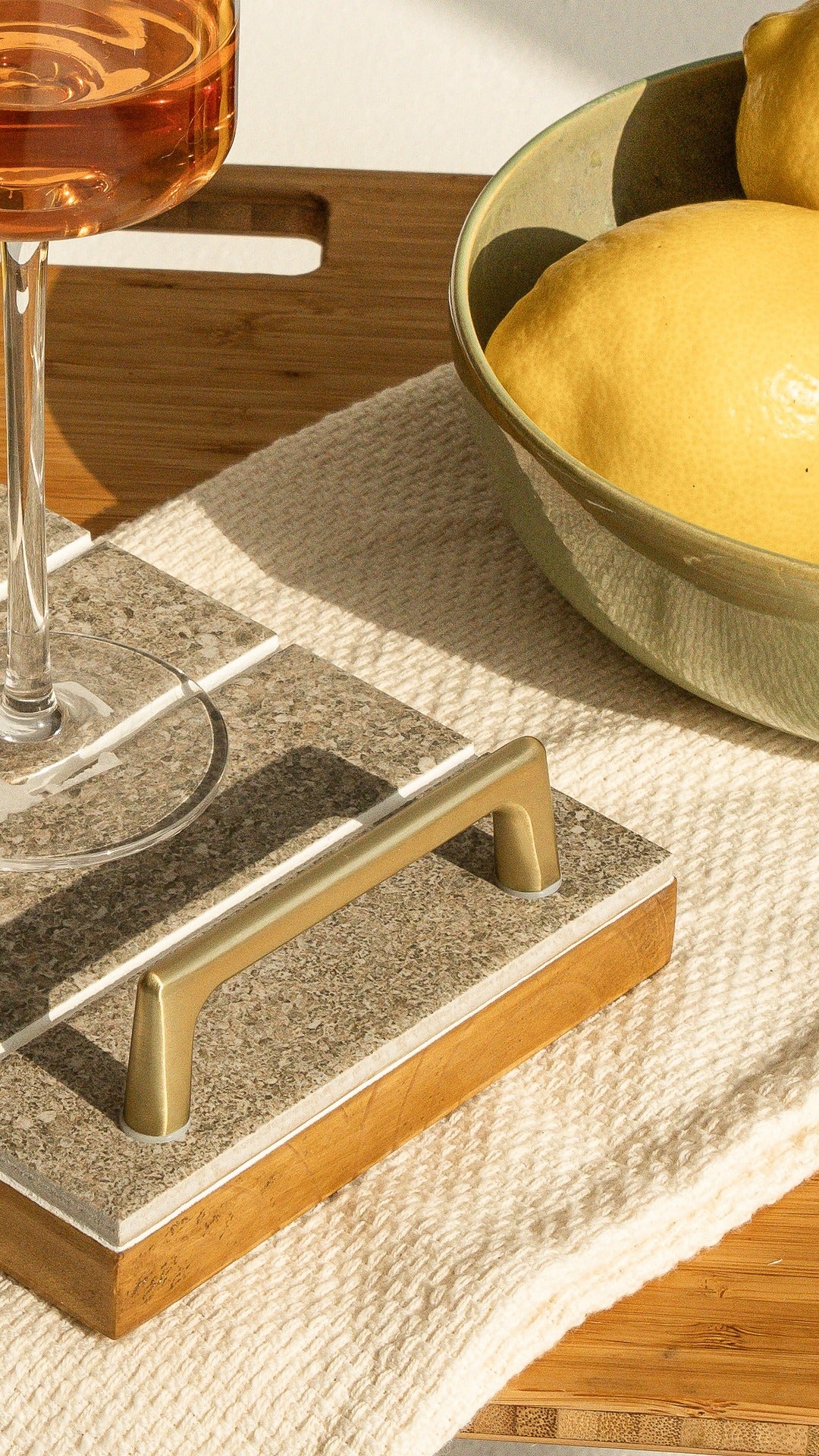 The Grey Speckled Serving Tray